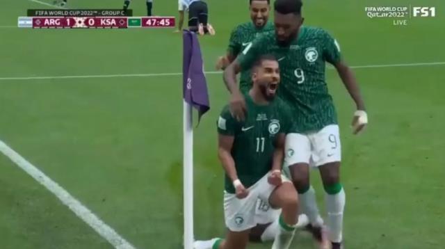 沙特竟然扳平比分，今晚能否爆出大冷门呢(1:1)(沙特下半场)图1