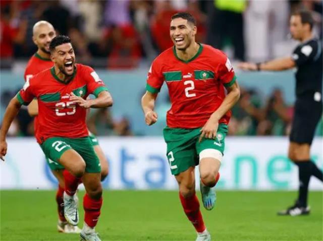 与法国队实力相差巨大，摩洛哥队黑马步伐就此终结(法国队图1