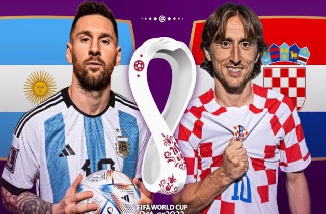 梅西与莫德里奇生生相惜，阿根廷VS克罗地亚赛后相互致意(图1