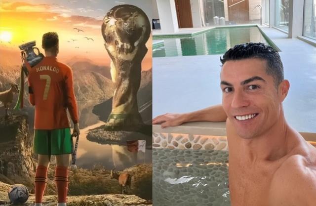 狂秀肌肉照！37岁C罗太自律，沙特豪门送2亿肥约，仍想踢