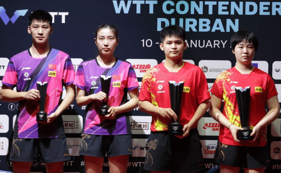 新年第一冠！国乒17岁、18岁小将登顶，中国队一口气包揽图1